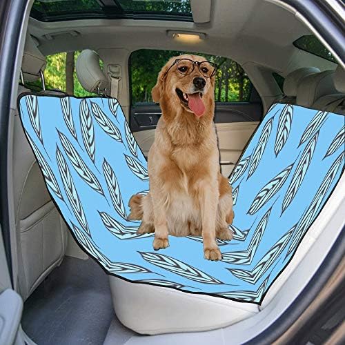Capa de assento de cão enevotx personalizado belas cenários de impressão de impressão capas de assento de carro para cães à prova d'água não -lips durável Pet card card de cão de cachorro Hammock para carros caminhões