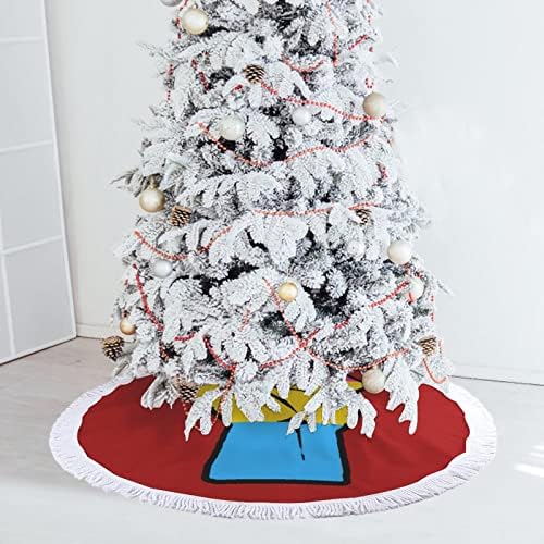 Punho elevado Pensualidade Bandeira Pride Salia de árvore de Natal Treça de tapete de chapas para decorações