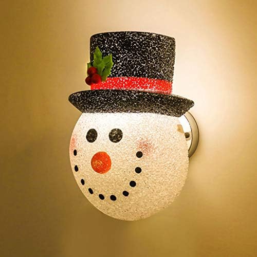 Decorações de Natal Akabsh, 2 PC PC Christmas Lampshade Sombra de Natal Lamphade Snowman Lâmpada Tampa da lâmpada
