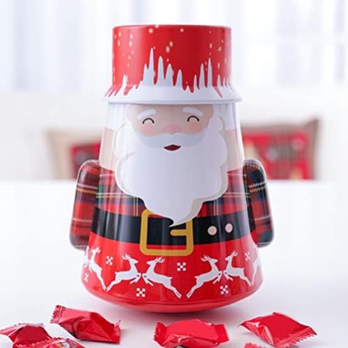 Toyvian Mini Jars Christmas Candy Jar com tampa Candy Jar Party Cabine