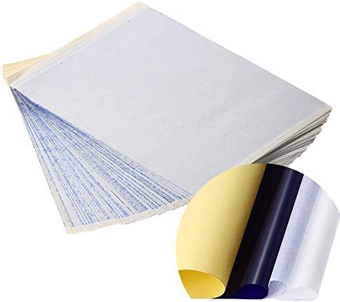 Hectógrafo 10x Rastreamento de carbono Folha de estêncil térmica Acessórios de papel Piercing Wash