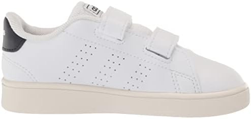 Adidas Kids Advantage Sapato de tênis, branco/tinta/nuvem Branca, 7 Usissex Criandler