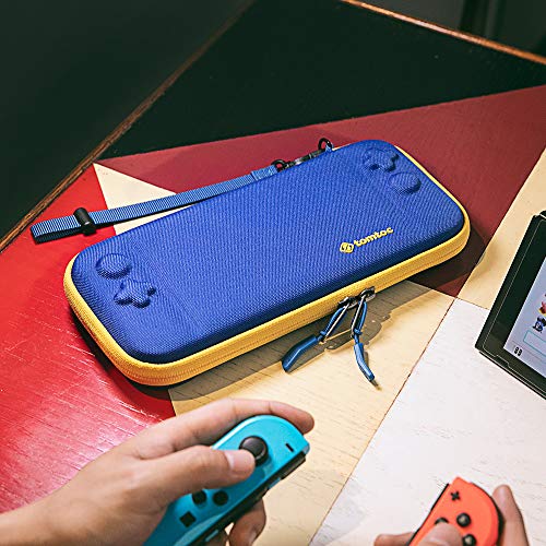 TomToc Switch Case para Nintendo Switch, manga Slim Switch com 10 cartuchos de jogo, caixa de transporte de