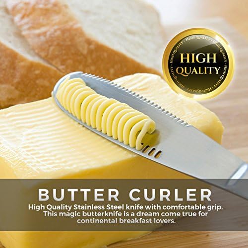 Facas de manteiga e calçadas de manteiga simples - 2 faca de manteiga + 1 faca de manteiga mágica