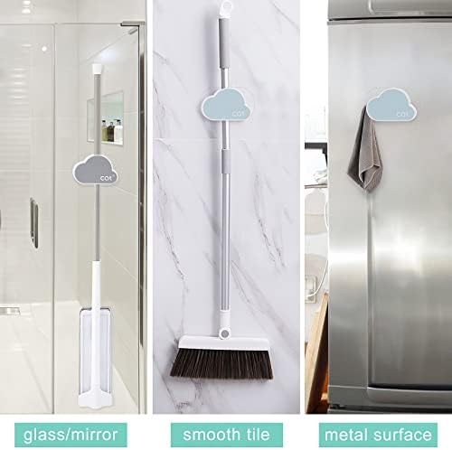 Escova de limpeza do chuveiro global com suporte de mop portador de vassoura