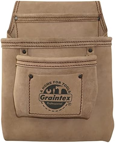 GRAINTEX ST2007 3 bolso e bolsa de ferramentas Couro de grão superior natural para autores