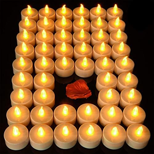 O pandaing dura 2x velas de peitoril de maiúsculas mais longas [24 pacote, baterias incluídas], velas
