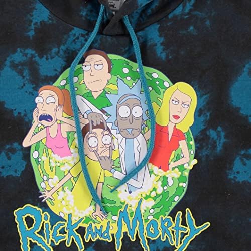 Rick e Morty Mens Hoodie Meltedas de Tie Mens - Rick & Morty Classic Hoodie