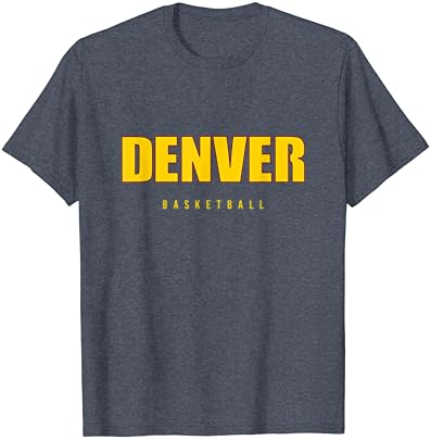 T-shirt de camiseta de jersey de prática do Colorado Mile Basketball Mile City High Colorado