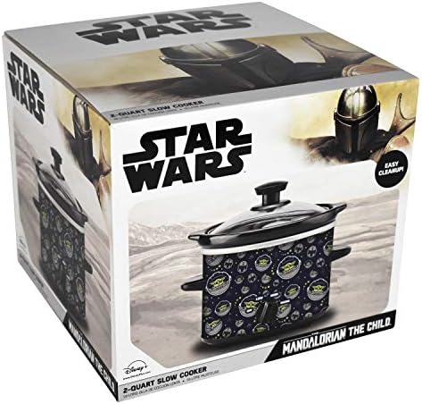 Marcas estranhas Star Wars the Mandalorian 2-litro Slow Cooker- Kitchen Appliance-Baby Yoda
