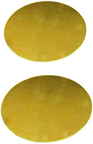 Havefun Metal Copper Foil Brass Placa de folha de círculo circular redonda redonda H62 CNC CNC Matérias -primas