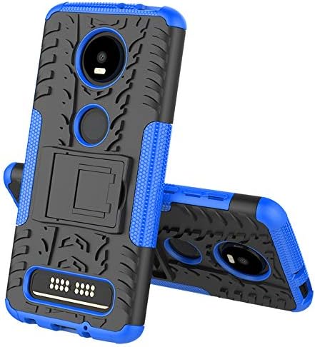 Caixa de telefone Moto Z4, estojo Moto Z4, camada dupla protetora à prova de choque com capa de hard