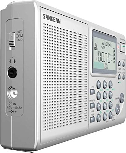 Sangean ATS-405 FM-STREEO/MW/LW/SW Receptor mundial sintetizado, cinco métodos de ajuste, banda completa