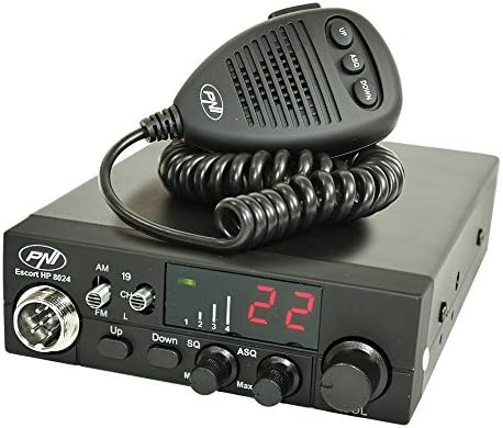 CB Radio PNI 8024 ASQ AJUSTÁVEL, 12V - 24V, 4W AM/FM