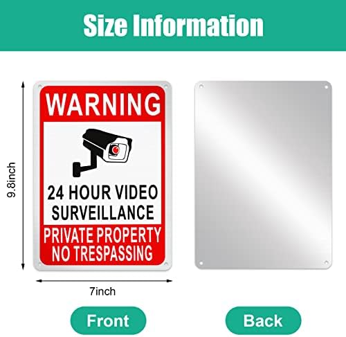 8 Pacote Propriedade privada Sem invasão de sinalização de invasão de videoconvenção de videoconvenção