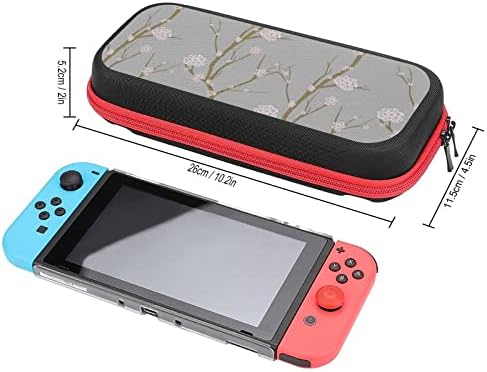 Funnystar Cherry Blossom Caso Case Protetive Shell Storage Bolsa Compatível com Nintendo Switch