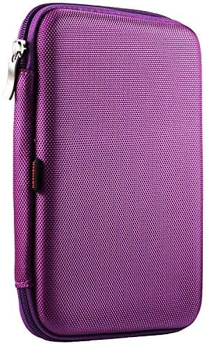 Navitech Purple Hard Protective Case Cover Compatível com o Kurio 4s Touch