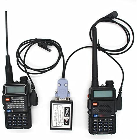 1 Caixa de retransmissão definida Caixa de reprodução de rádio de duas maneiras compatível com o conector do tipo K para baofeng uv-5r bf-88s