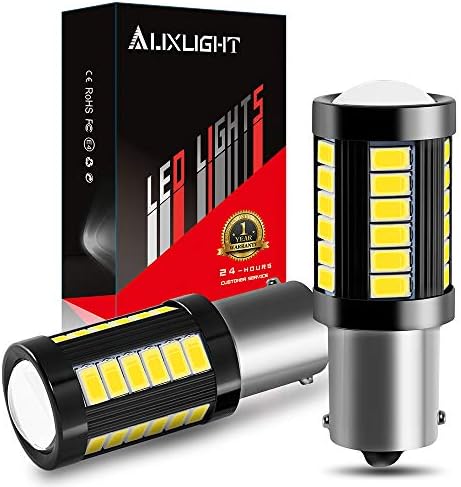 Auxlight 1156 7506 1141 Ba15S 1400 lúmens super brilhante Baixa lâmpadas de lâmpadas LED de baixa