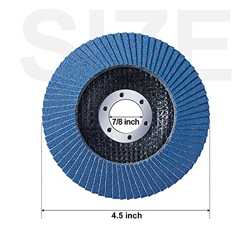 S SATC Wheels e discos abrasivos 4-1 2 polegadas DISC 10 PCS 4,5 x 7/8 40 60 80 120 GRIT VELOCIDADE DE CORTE FASCO