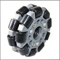 Acessórios 4pcs/lote, roda omni -direcional de 100 mm, roda omni de 4 polegadas, com cubo de metal, para