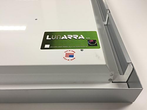 Lunarra Blf24-4000lumen, Adv. Montagem da superfície LED Lit 2x2, 32W, 125lm/W, acabamento em