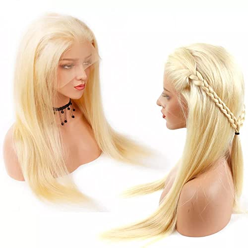 Yifute 613 Lace Loira Cabelo de peruca frontal Humano 13x4 Lace Frontal Straight Wig Human Human pré -arrancado