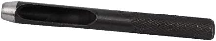 X-Dree 6mm Metal Bole de uma broca de metal de 6 mm Puncano de orifício oco para a alça de couro (6 mm de metal