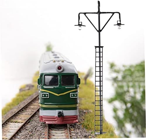 Yardwe 2pcs modelo jardim modelo trens de trens conjuntos de trens Acessórios Luzes de jardim Mini luzes de