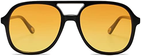 Óculos de sol de aviadores polarizados de sojos Praça Retro