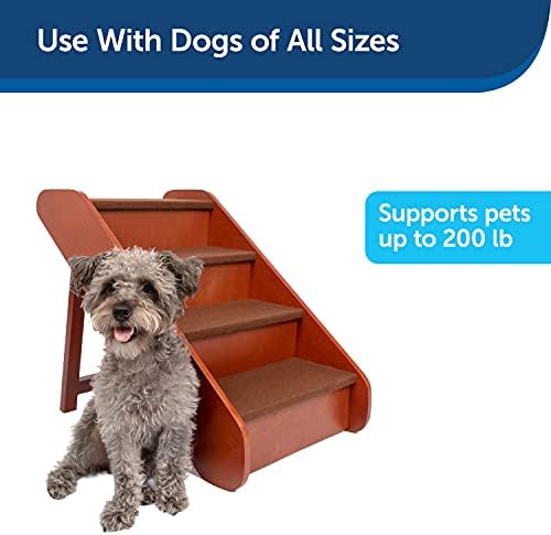 PetSafe Cosyup dobrável a lenha degraus - escadas de cães e gatos - A estrutura de madeira durável leve