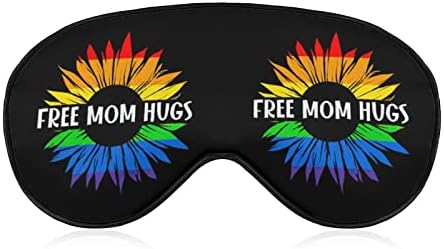 Mãe grátis abraça LGBTQ Mês Máscaras do Sono Máscaras de Sono Blackout com Blackout com Strap Elastic Strap