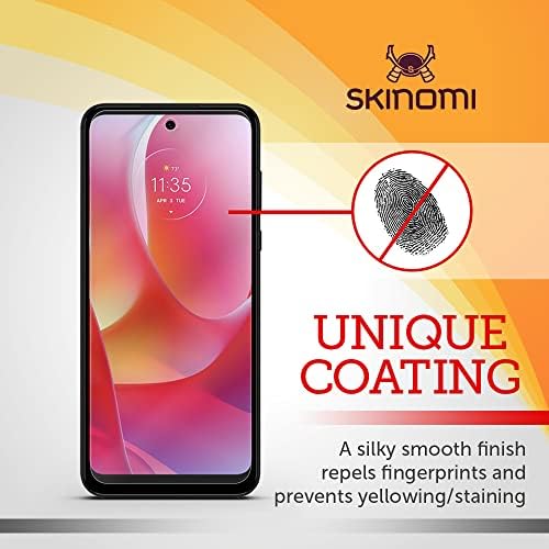 Protetor de tela fosco de Skinomi compatível com Motorola Moto G Power Anti-Glare Skin Matte TPU Anti-Bubble