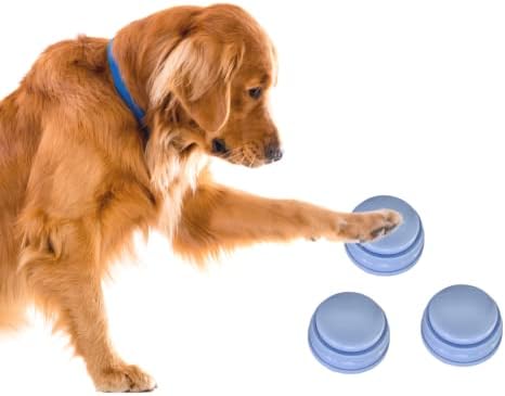 Treinamento de botão de cauda waggy Treinamento de botões de cachorro que facilita a conversa do seu