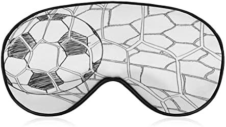 Máscara de futebol de futebol de gol de futebol de máscara de máscara de máscara leve com cinta ajustável para homens
