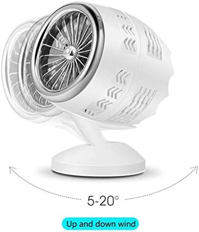 YCZDG Summer Mini Air Cooler Creative Fan USB Desk de Turbo Double-Blade Turbo Fãs de Fã de Fã