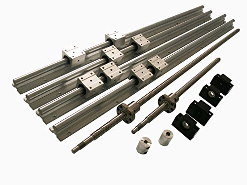 Joomen CNC SBR20 Rail de suporte RM1605 Kit de movimento linear de 1000/1100 mm