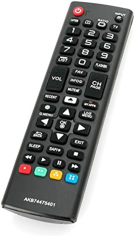 AKB74475401 Replaced Remote fit for LG TV AGF76631042 43UF7600 55UF7600 60UF7650 65UF7650 70UF7650