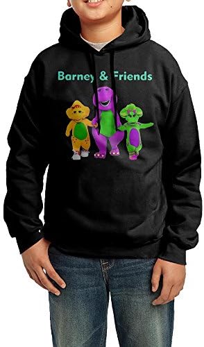 Barney e amigos juniores clássico pullover de moletom atlético