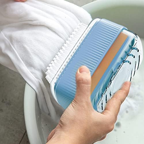 Caixa de sabão de espuma qoyntuer com estojo de bolha de rolos para lavanderia, dispensador de armazenamento