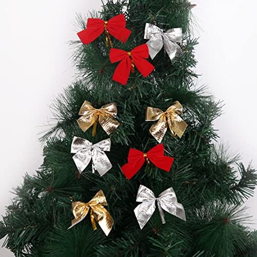 Christmas mini arcos brilhantes enfeites de natal para artesanato de árvore de natal decoração home