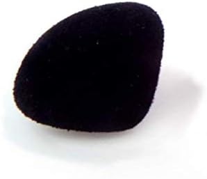 50 PCs 18mm preto plástico preto flocking forma de triangulo Segurança Nariz Craft Fazendo urso nariz para DIY Várias bonecas de brinquedos de pelúcia