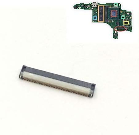 Placa -mãe para a tela LCD Tela Full Cable Clip Ribbon Connector Socket para Nintendo Switch NS Console Substituição