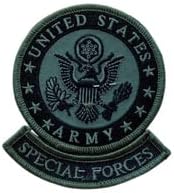 Forças Especiais do Exército dos Estados Unidos de Oppresso Liber, Black and White Patch, com adesivo de ferro