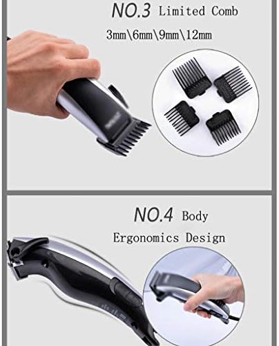 Lykyl poderoso aço inoxidável Máquina de corte de cabelo elétrico para homem Profissional Cabelo Chave