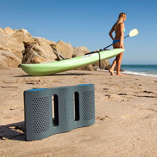 Nyne Aquawht Aqua IPX7 Classificação de água flutuante portátil Bluetooth alto com microfone livre embutido
