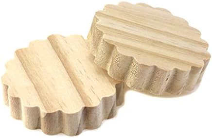 Base de madeira de 6 mochilas Hevstil, flor de madeira de madeira Torda de madeira Toys Hot Toys