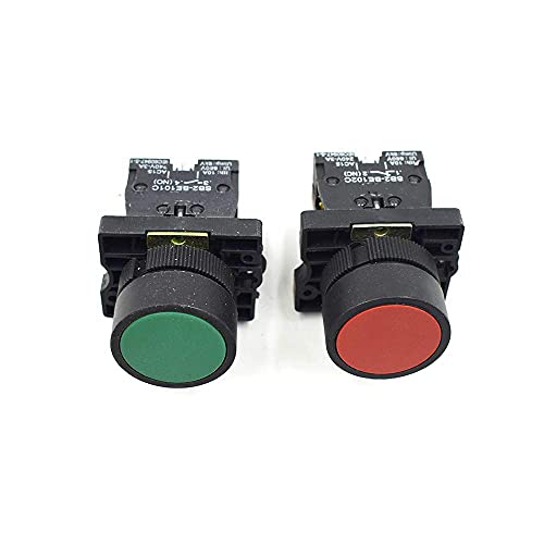 LC Lictop AC 660V RED & GREEN Momentário Iniciar/Stop No Push Butter Switch