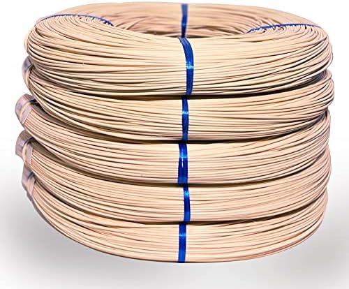 5pcs cesto redondo juncos 4 2,5 mm de bobina de bobina de 1 libra bengalas de tecelagem para fabricação