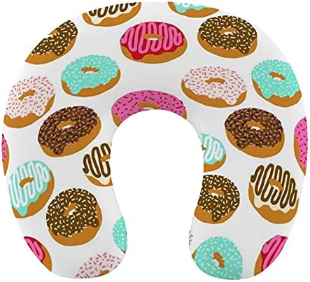 Almofada de travesseiro de pescoço doce de donut